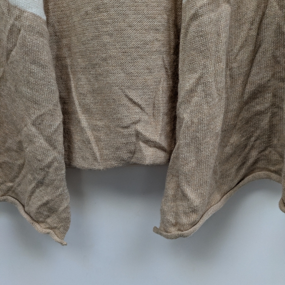 Olivia Sky Colorblock Open Front Hooded Cardigan - Picture 6 of 9